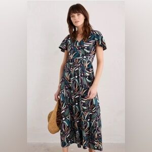 Seasalt Cornwall Chateaux Dress Navy 12